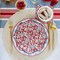 Holiday & Christmas Red White & Blue Dinner Plates Blue Gingham Party Plates 10" Round, 8-Pack